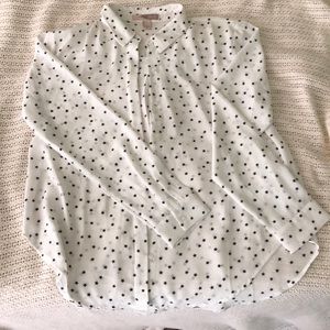 Forever 21 Star-Pattern Button down